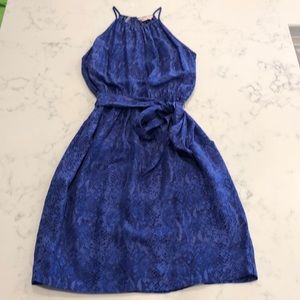 Rebecca Taylor Silk Animal Print Dress